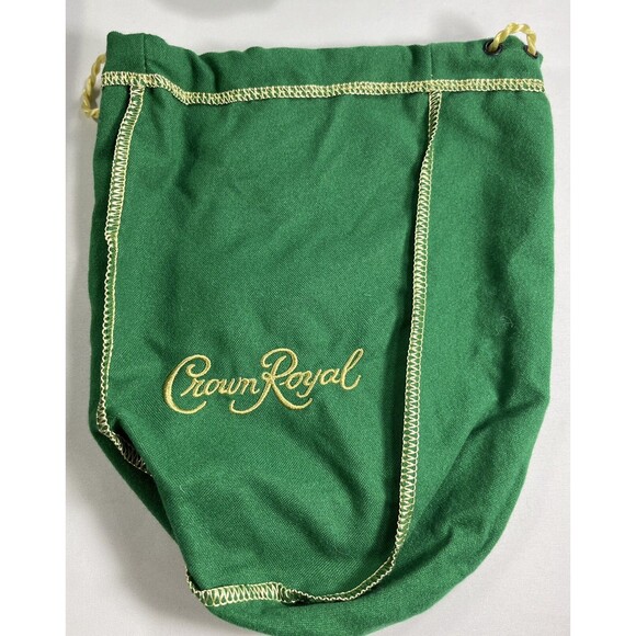Seven .750 Crown Royal Bags Mixed Lot of 7 Purple, Green, and Tan Bags - Picture 9 of 16